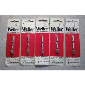 Lot of 5 Weller G105 Replacement Tips for GEC120 Soldering Iron NOS